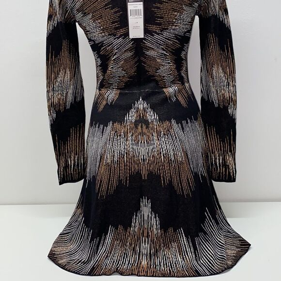 đ„BCBGMAXAZRIA CAMELCOMBO  DRESS szâSmallâNEW - Picture 5 of 8